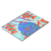 Carnet Poisson de couleur pop (Côté gauche)