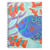 Carnet Poisson de couleur pop (Devant)