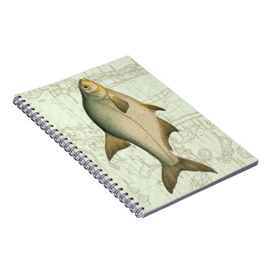 Carnet Poisson d'eau douce sur la carte (Côté Droit)