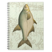 Carnet Poisson d'eau douce sur la carte (Devant)