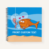 Carnet Poisson et appât en amour (Devant)