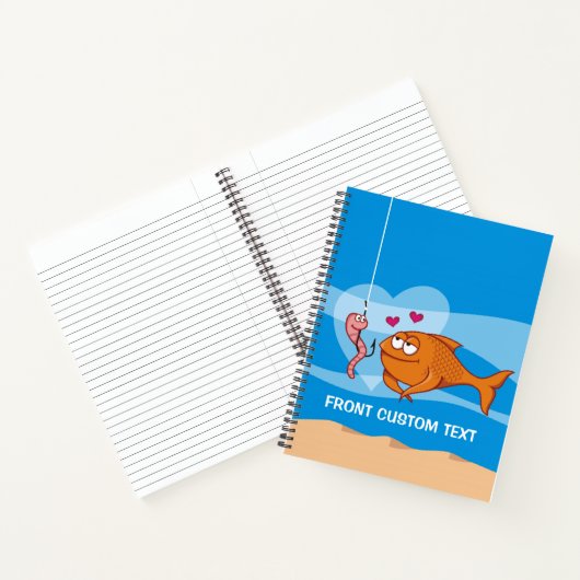 Carnet Poisson et appât en amour (Intérieur)