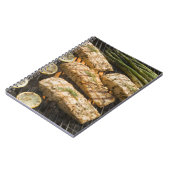 Carnet Poisson et asperges cuisine sur grill (Côté gauche)