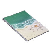 Carnet Poisson étoilé sur la plage Elégant Eau de Mer Tur (Côté Droit)