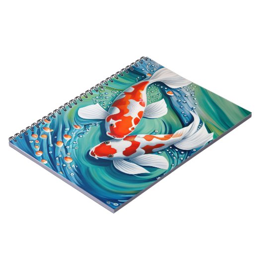Carnet Poisson koi (Côté gauche)
