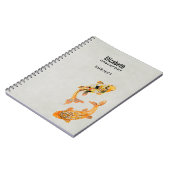Carnet Poisson Koi Or élégant (Côté gauche)