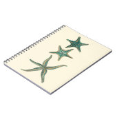 Carnet Poisson triplé aquamarine (Côté gauche)