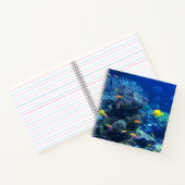 Carnet Poisson Tropical Jaune Photo Sous L'Eau (Intérieur)