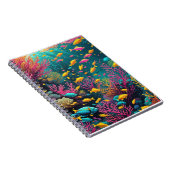 Carnet Poisson tropical pop art (Côté Droit)