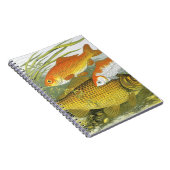 Carnet Poisson vintage Koi Poisson, Marine Aquatique Vie (Côté Droit)