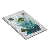 Carnet Poissons Bleus Coques et Coraux (Côté Droit)