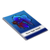 Carnet Poissons de Betta de bande dessinée/poissons de (Côté Droit)