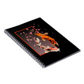 Carnet Poissons et fleurs japonais Koi (Côté Droit)