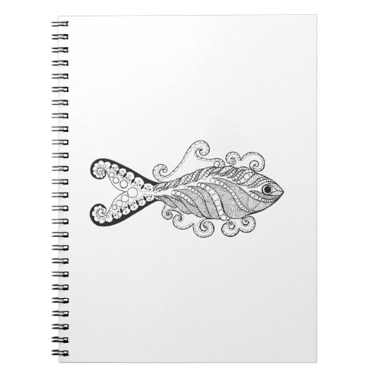 Carnet Poissons stylisés (Devant)