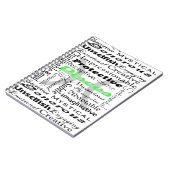 Carnet Poissons Zodiac Astrologie Traits Collage (Côté gauche)