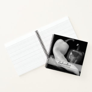 Carnet Poivrons noirs et blancs Recette végétarienne