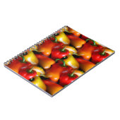 Carnet Poivrons rouges et jaunes (Côté gauche)