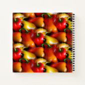 Carnet Poivrons rouges et jaunes (Dos)