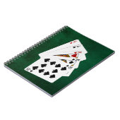 Carnet Poker Hands - Two Pair - Ace, King (Côté gauche)