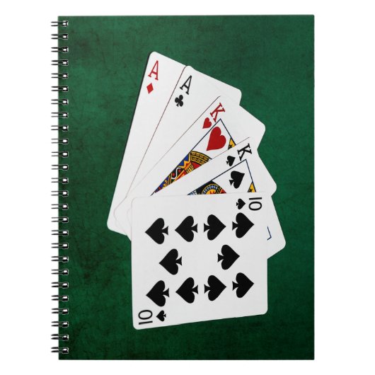 Carnet Poker Hands - Two Pair - Ace, King (Devant)