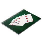 Carnet Poker Mains - Flush - Costume Diamants (Côté gauche)