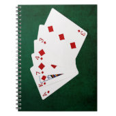 Carnet Poker Mains - Flush - Costume Diamants (Devant)