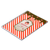 Carnet Pôle Nord Père Noël Shop Funny Elfe de Noël Fabriq (Côté gauche)