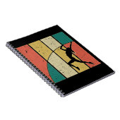 Carnet Pôle Rétro Vaulting Girl Pole Vaulter (Côté Droit)