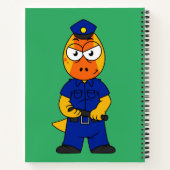 Carnet Police de Pachycéphalosaure. (Dos)