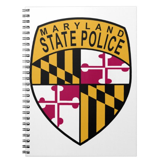 Carnet Police d'état du Maryland (Devant)