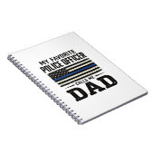 Carnet Police Officer Dad Vintage Flag Shirt Design_1 (Côté Droit)