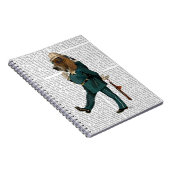 Carnet Policier de Basset Hound (Côté Droit)