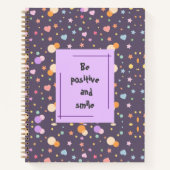 Carnet Polka coloré personnalisé (Devant)