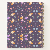 Carnet Polka coloré personnalisé (Dos)