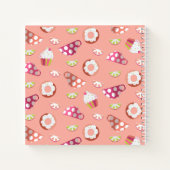 Carnet Polka Dot Cups Cakes Donuts Lemons Recette (Dos)