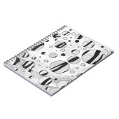 Carnet Polka Dot Tiger noir et blanc (Côté gauche)