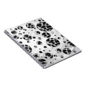 Carnet Polka Dot Vache noir et blanc (Côté Droit)
