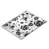 Carnet Polka Dot Vache noir et blanc (Côté gauche)