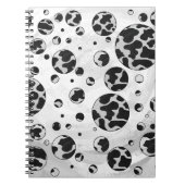 Carnet Polka Dot Vache noir et blanc (Devant)