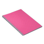 Carnet Polka point rose, rétro (Côté Droit)