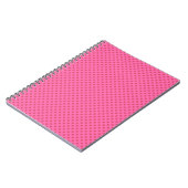 Carnet Polka point rose, rétro (Côté gauche)