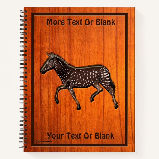 Carnet Polka sculpté point Zebra (Devant)