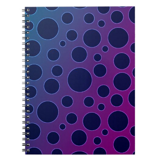 Carnet Polka violette (Devant)