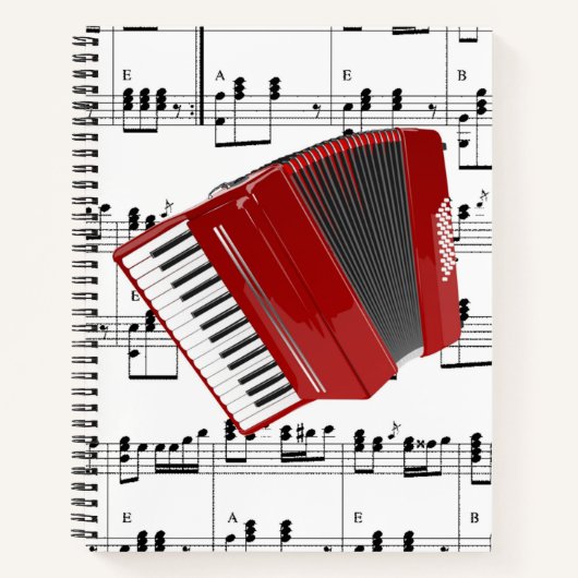 Carnet Polkisons, Accordéon Rouge, (Devant)