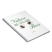 Carnet Pollinator Gardener Gift Save the Bees  (Côté Droit)