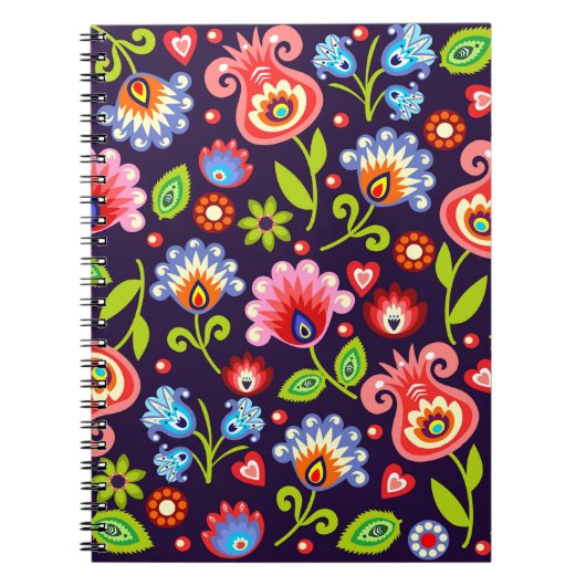 Carnet Polonais motifs pour vous. (Devant)