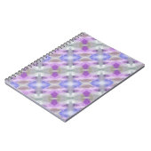 Carnet Polygonal géométrique violet violet bleu pixel car (Côté gauche)