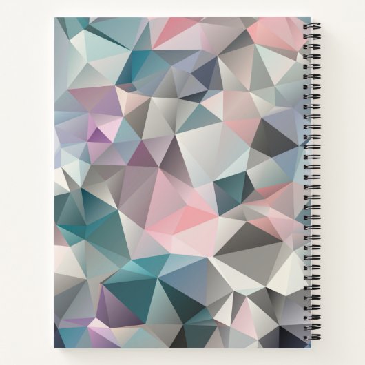 Carnet polygonaux, triangles (Dos)