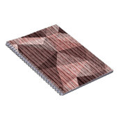 Carnet Polygone de texture beige et brune (Côté Droit)