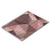 Carnet Polygone de texture beige et brune (Côté gauche)